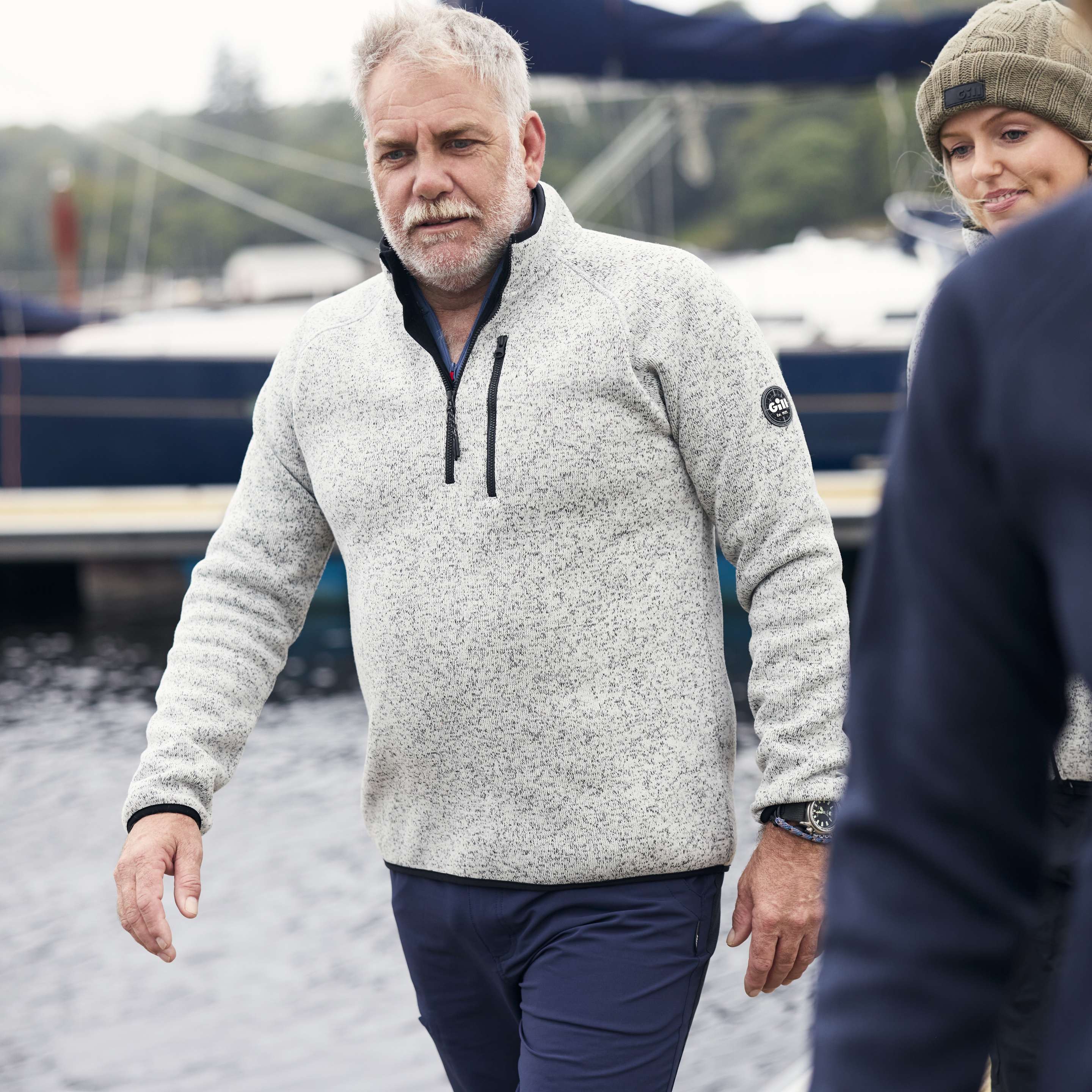 Gill 1/4 Zip Neck Knit Fleece