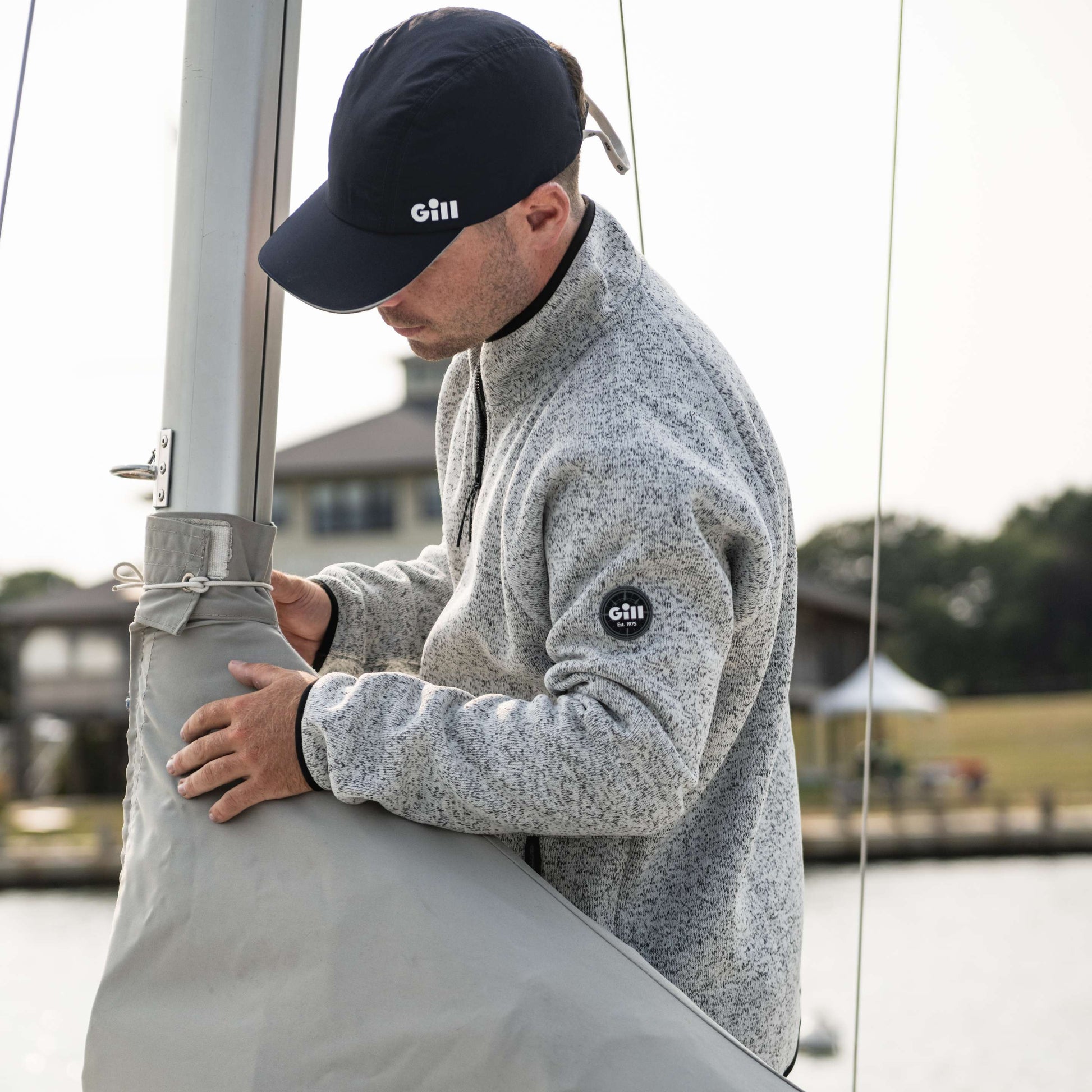Gill 1/4 Zip Neck Knit Fleece