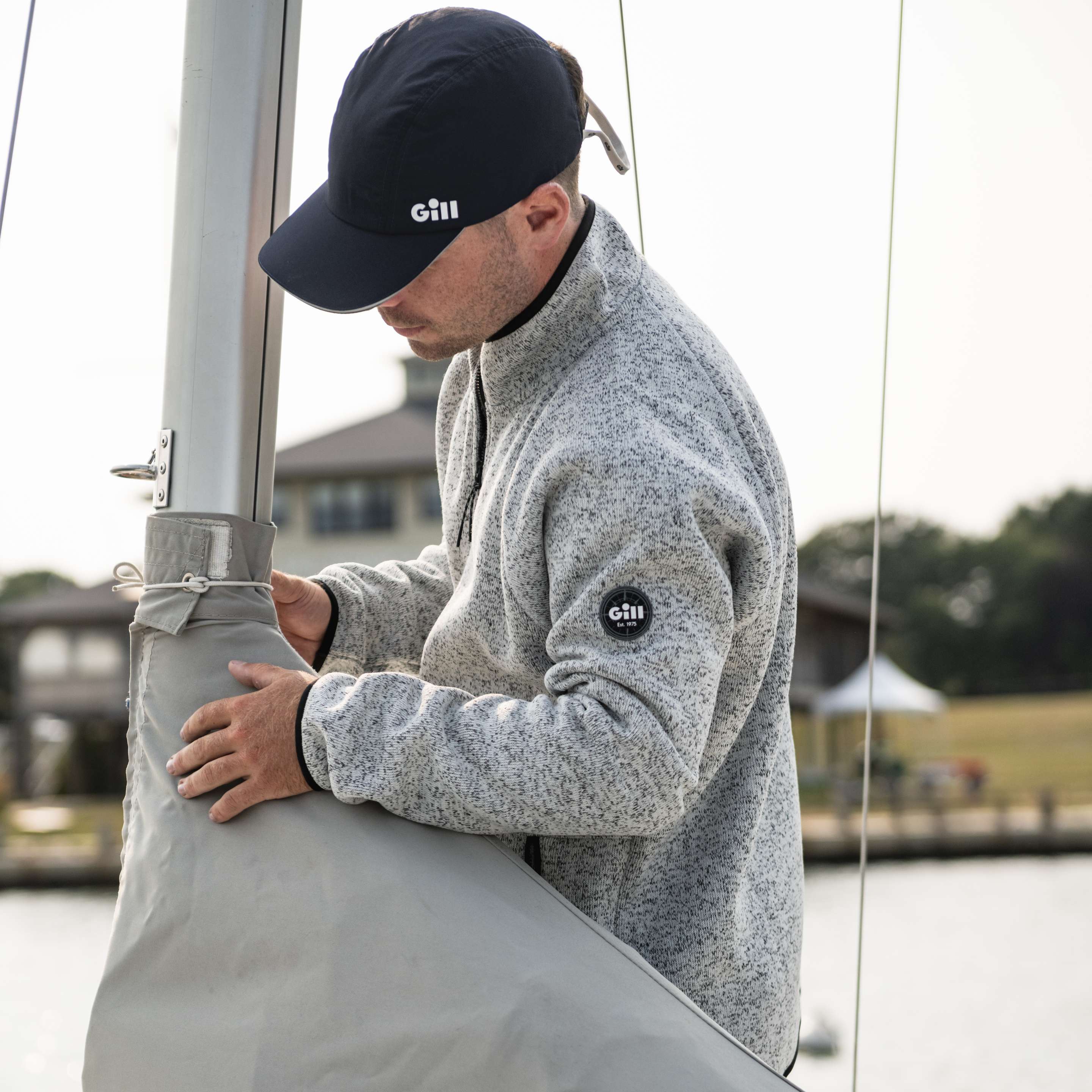 Gill 1/4 Zip Neck Knit Fleece