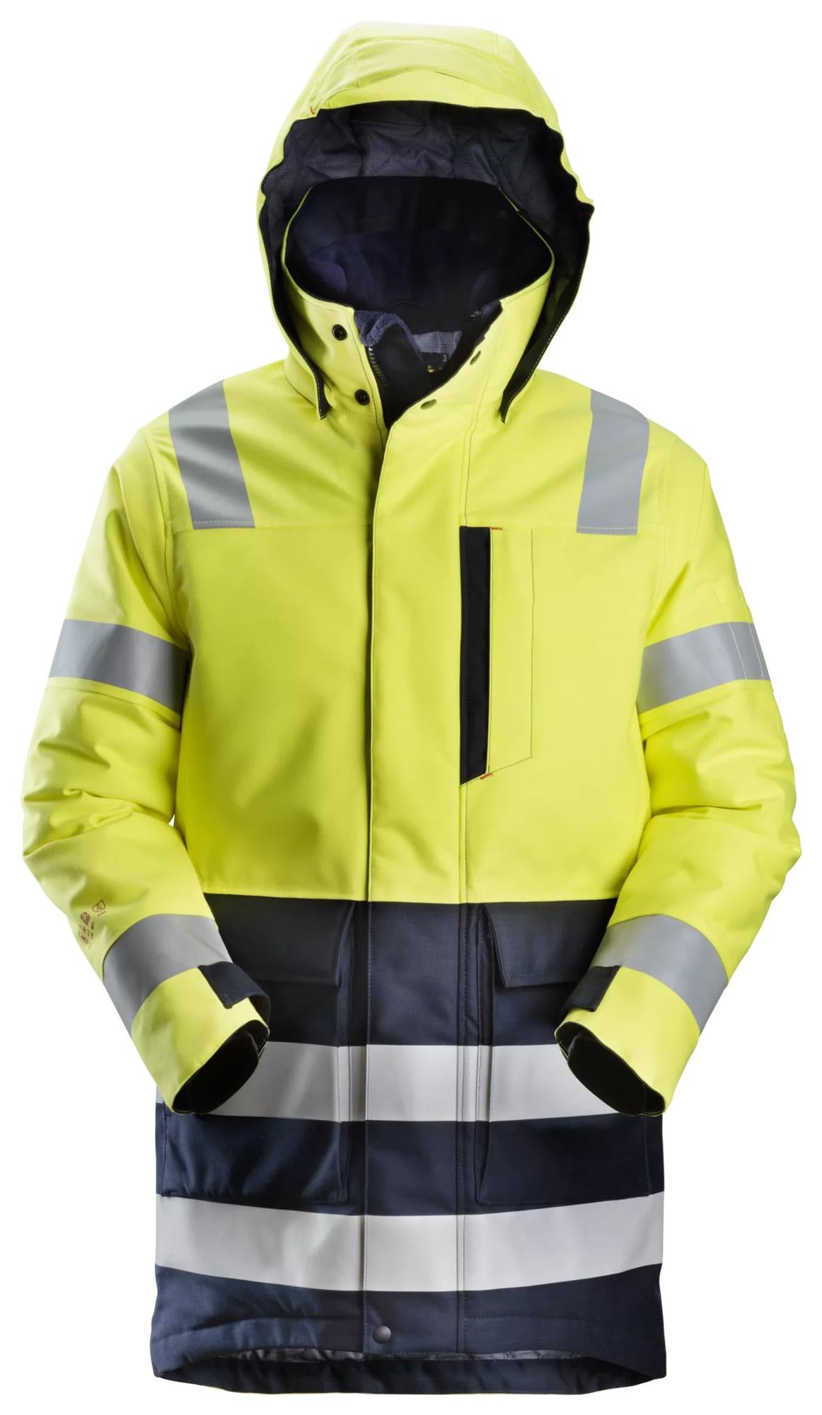 Snickers ProtecWork, Insulated Parka, High-Vis Class 3