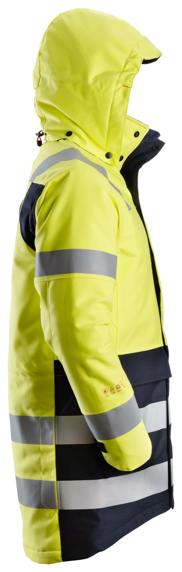 Snickers ProtecWork, Insulated Parka, High-Vis Class 3