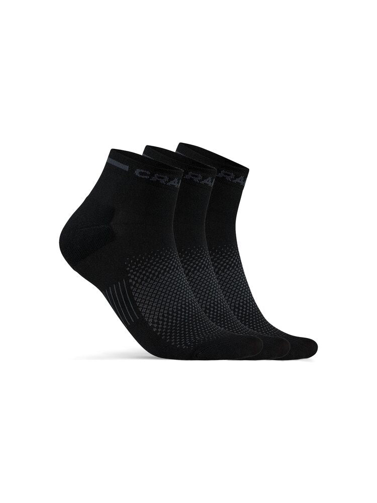 Craft Core dry mid sock 3-pack white