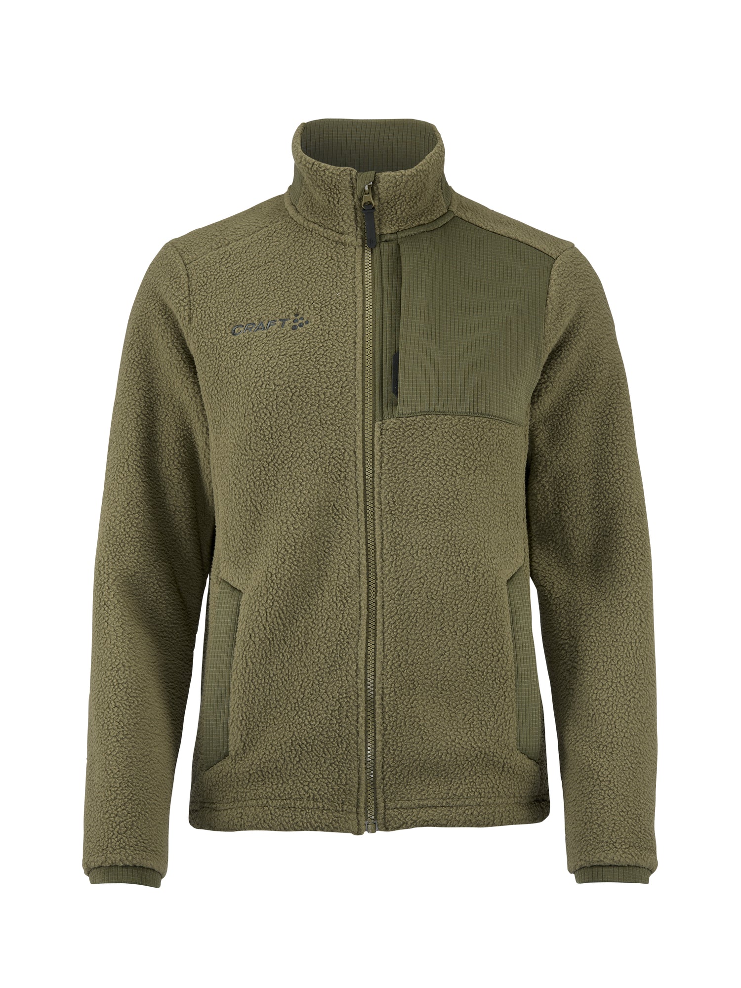 Craft ADV Explore pile fleece jck wmn ecru/black