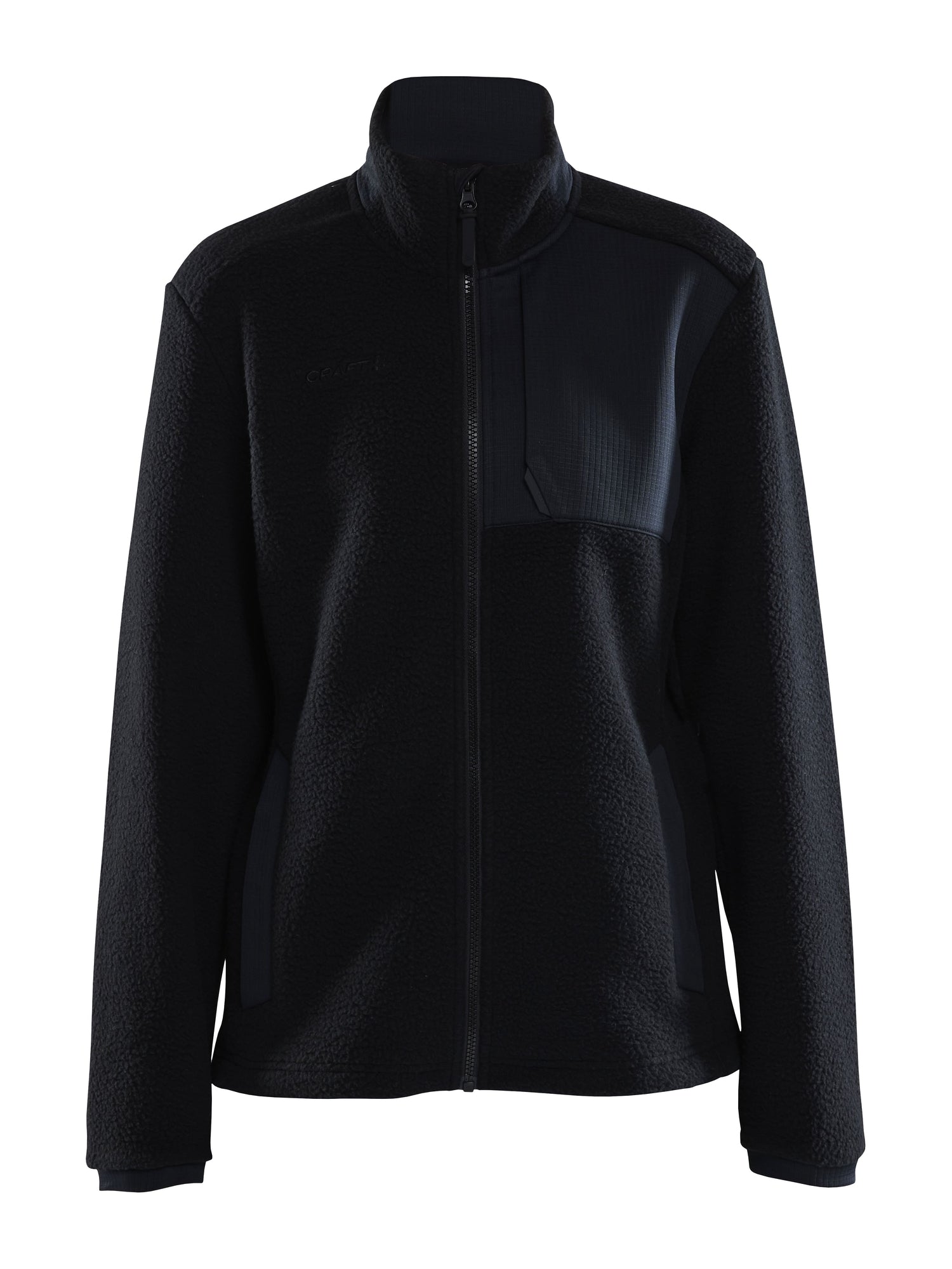 Craft ADV Explore pile fleece jck wmn ecru/black