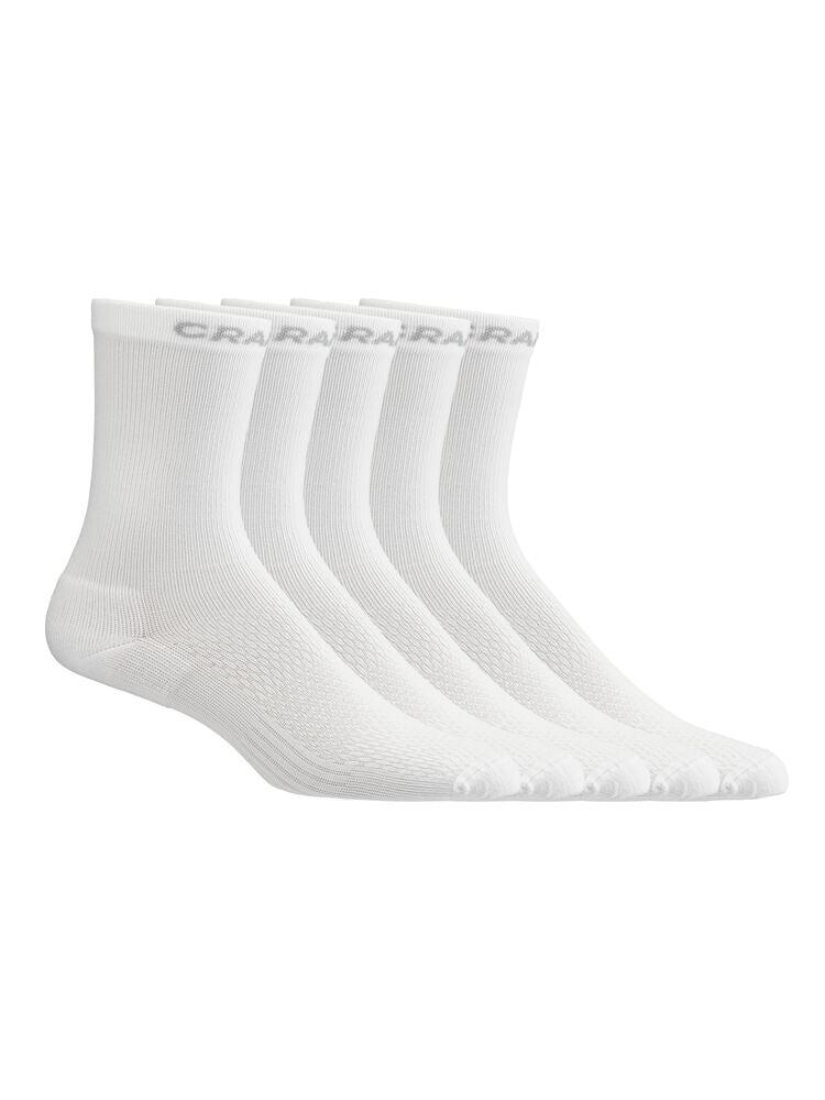 Craft Core dry high sock 5-pack white