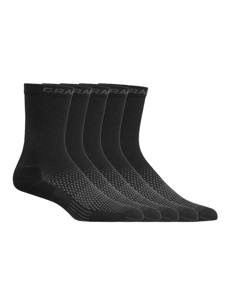 Craft Core dry high sock 5-pack white
