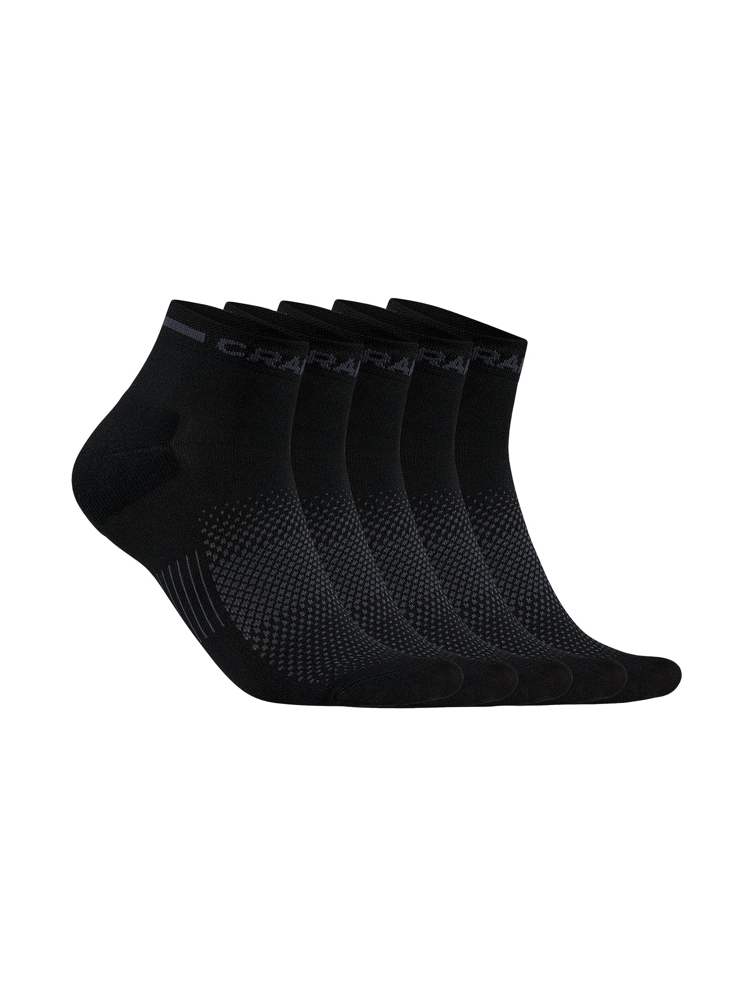 Craft Core dry mid sock 5-pack white