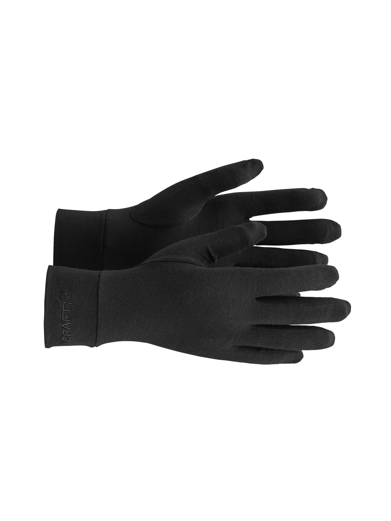 Craft Essence wool light glove grey melange