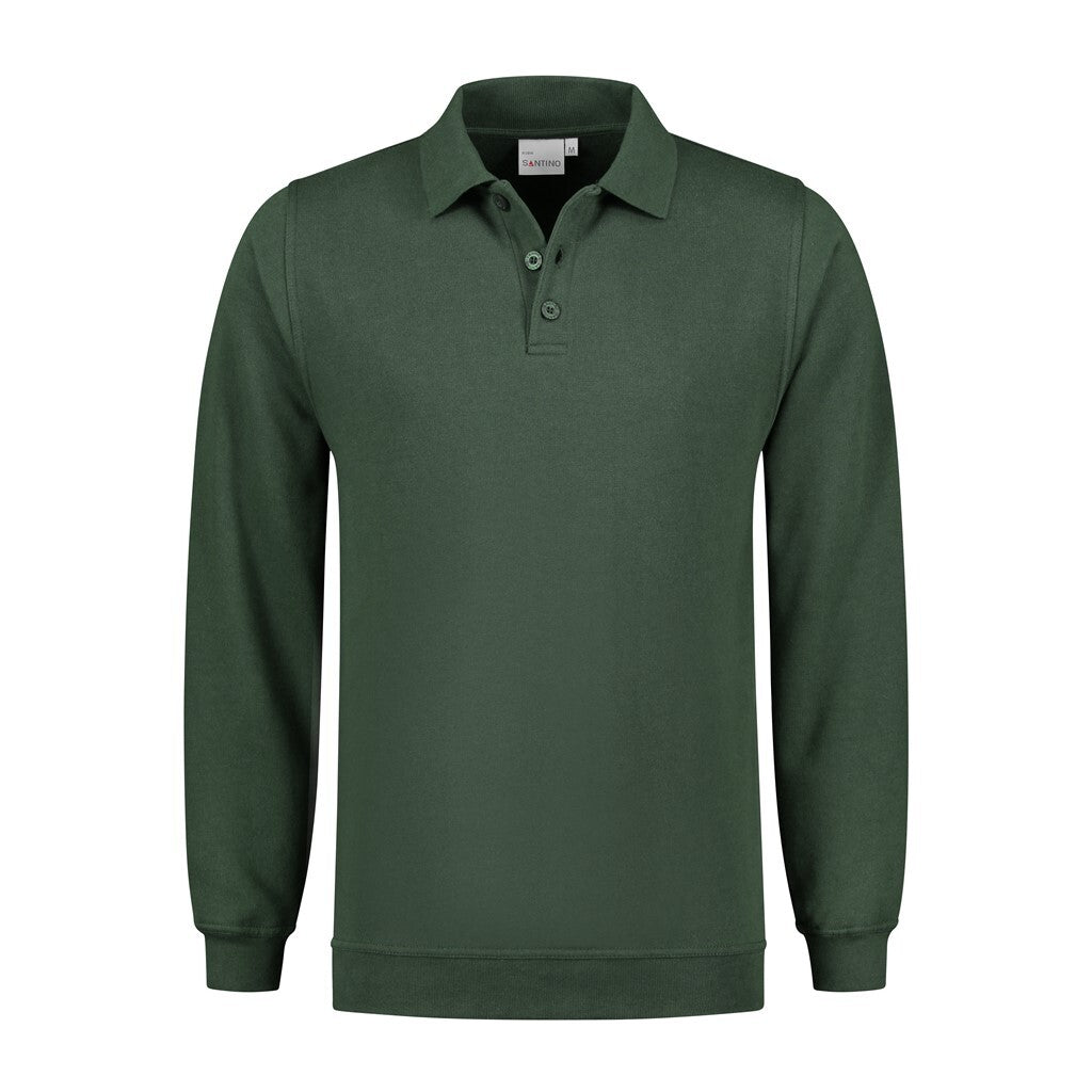 Santino antino Polosweater Robin - Dark Green - XXL