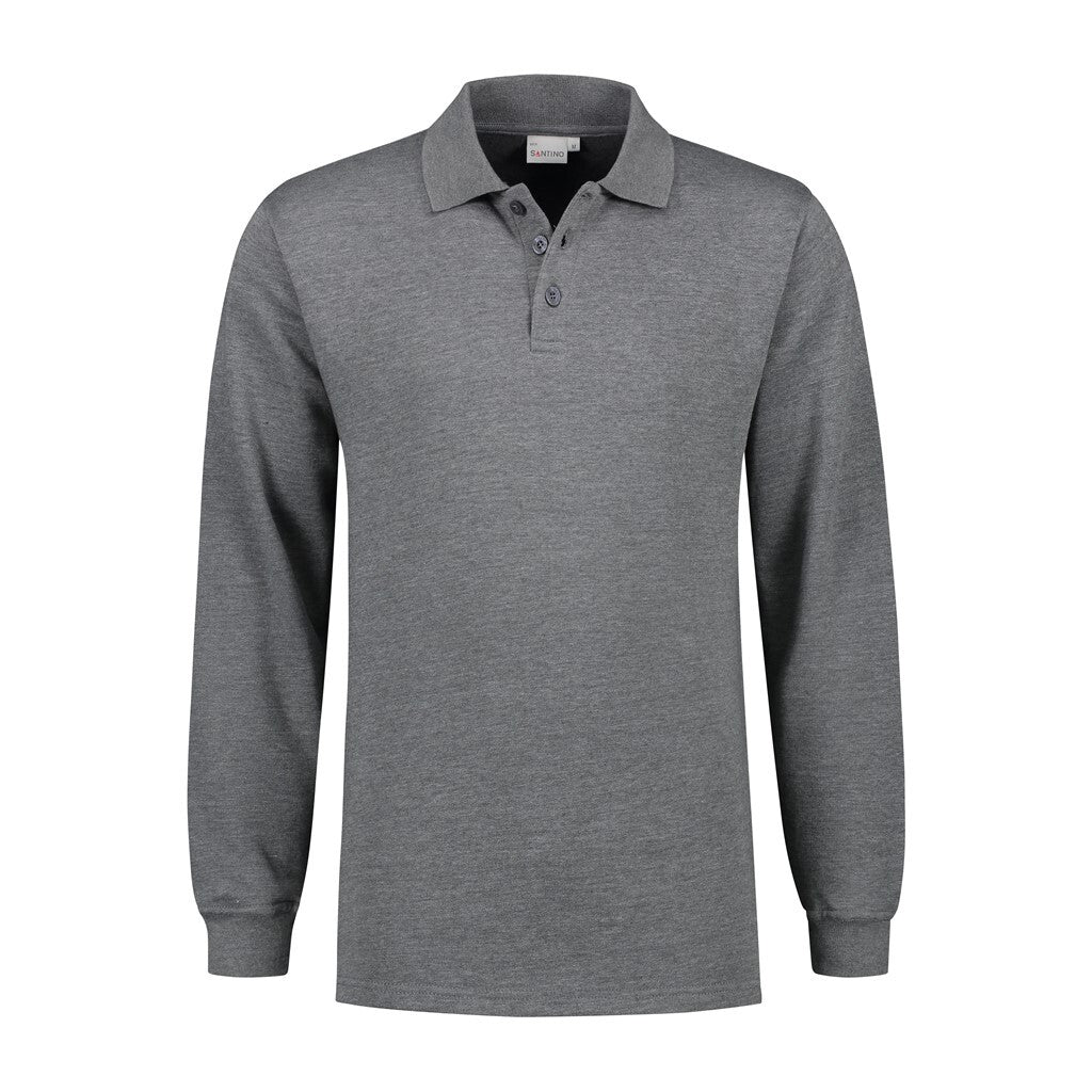 Santino antino Polosweater Rick - Dark Grey - XXL