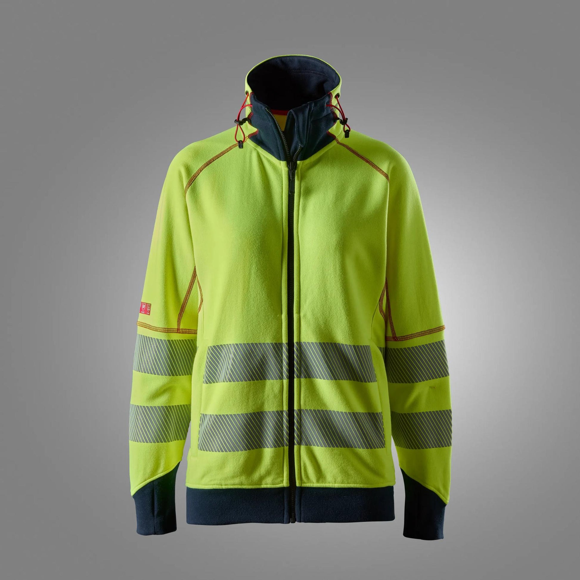 Snickers ProtecWork, Women's Arc Full Zip Sweater, High-Vis Class 3/2