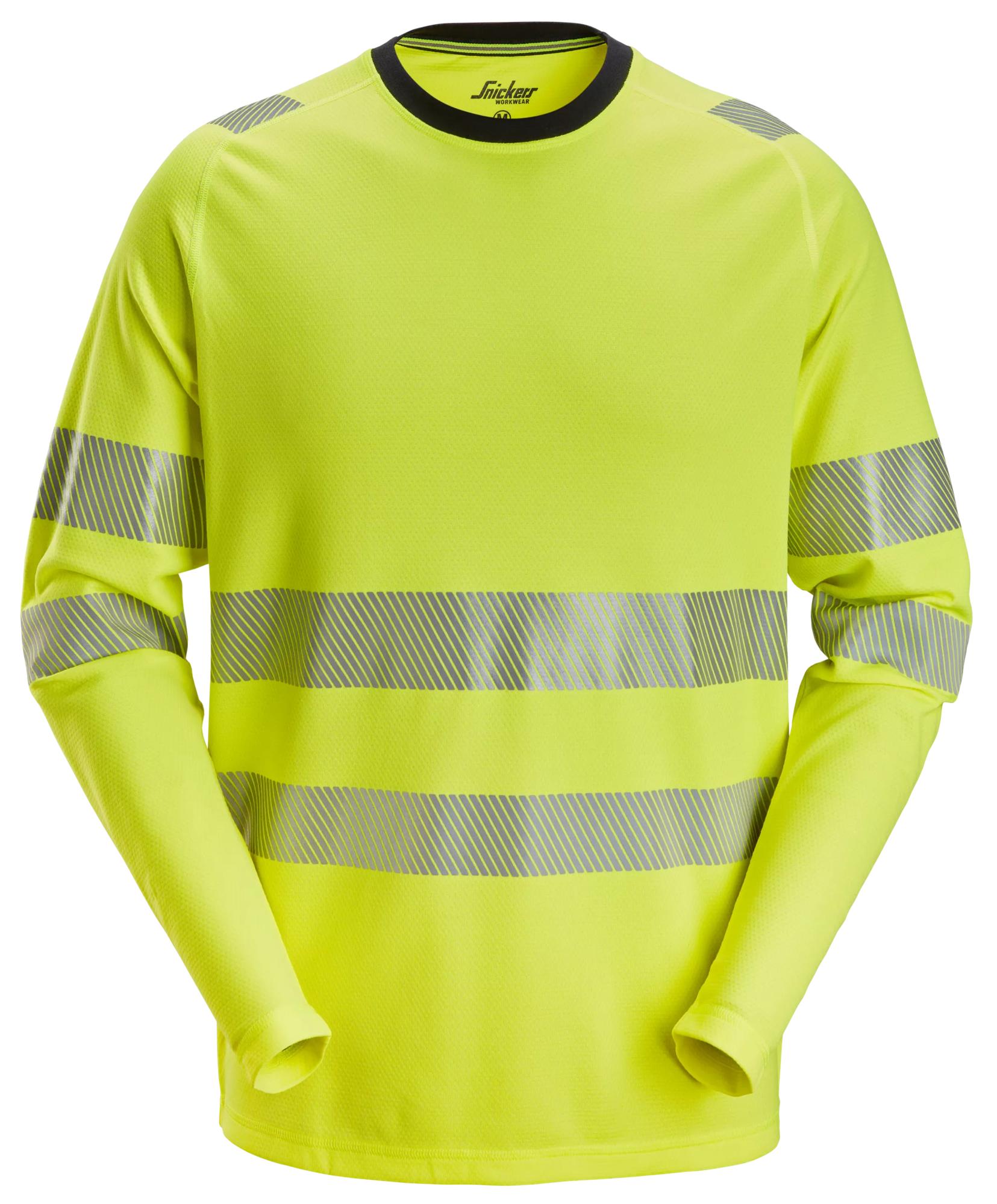 Snickers High-Vis Class 2/3 Long Sleeve T-shirt
