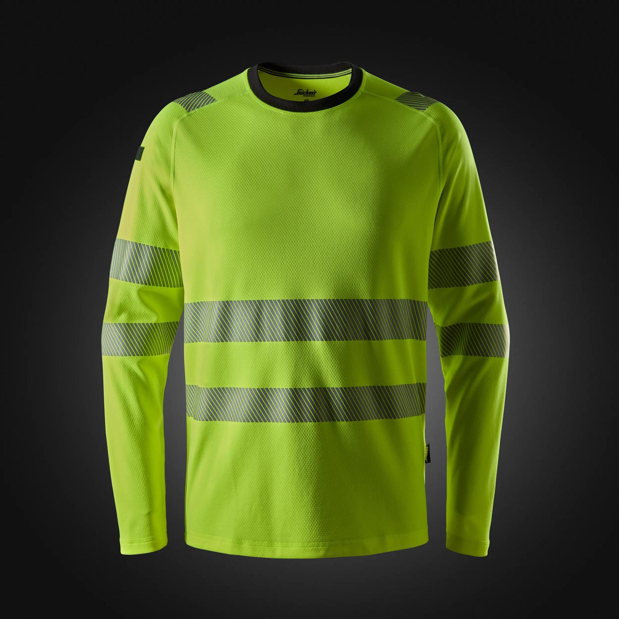 Snickers High-Vis Class 2/3 Long Sleeve T-shirt