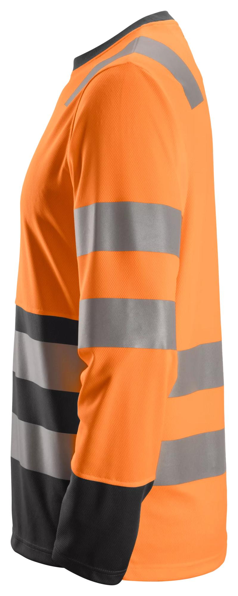 Snickers High-Vis Long Sleeve T-Shirt Class 2