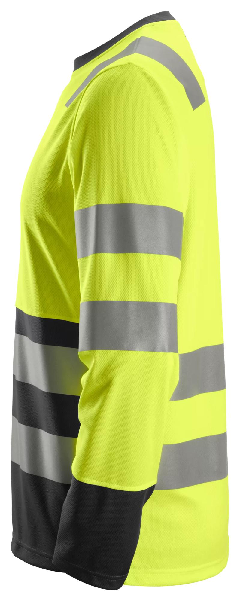 Snickers High-Vis Long Sleeve T-Shirt Class 2