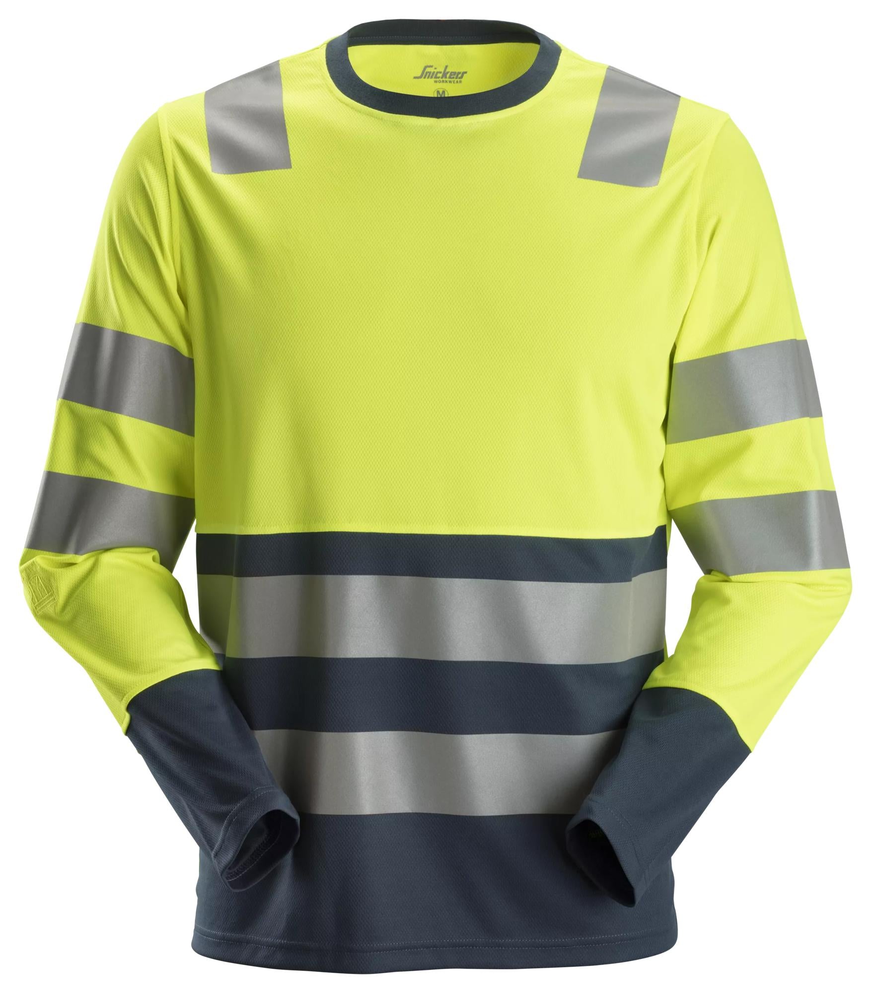 Snickers High-Vis Long Sleeve T-Shirt Class 2