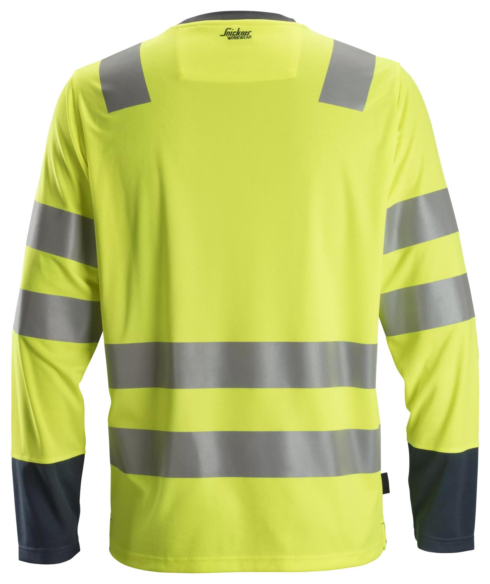 Snickers High-Vis Long Sleeve T-Shirt Class 2