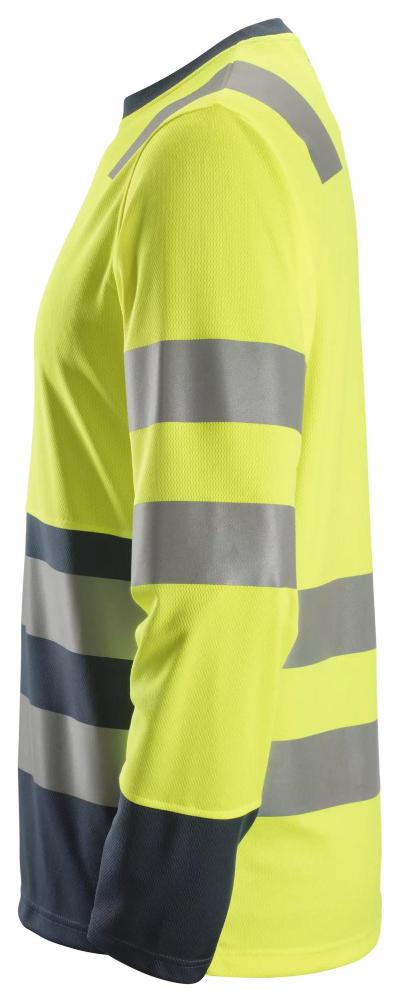 Snickers High-Vis Long Sleeve T-Shirt Class 2