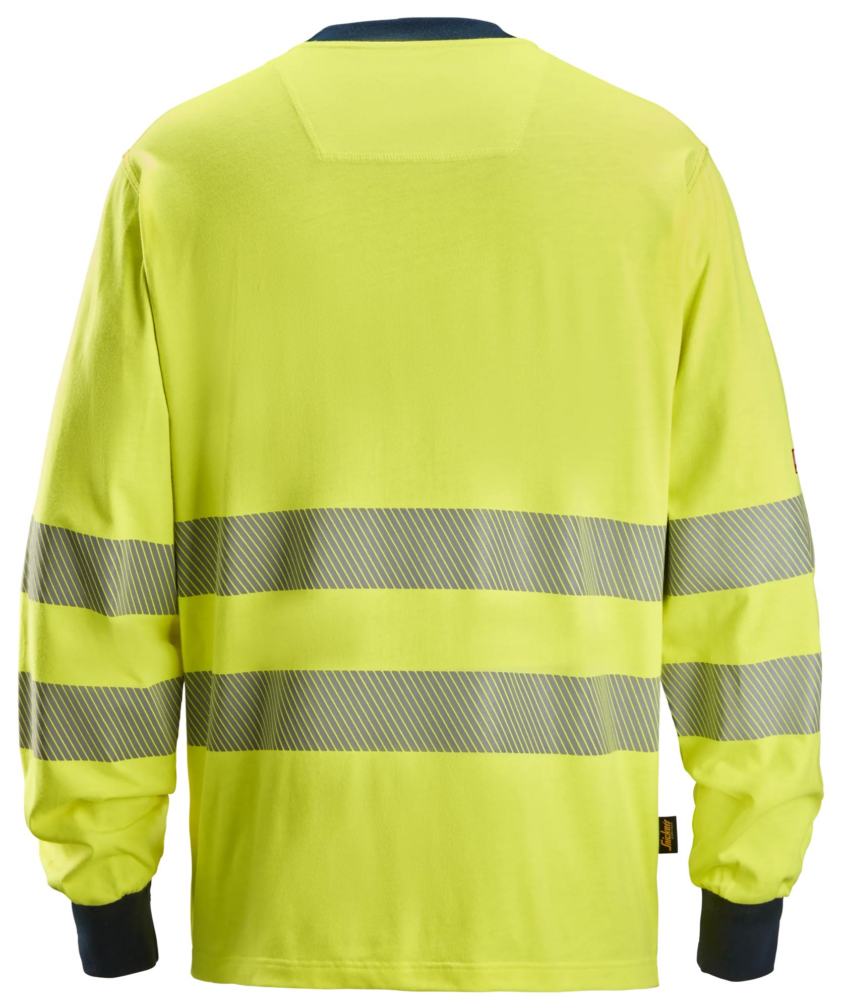 Snickers ProtecWork, Long Sleeve T-Shirt, High-Vis Class 3