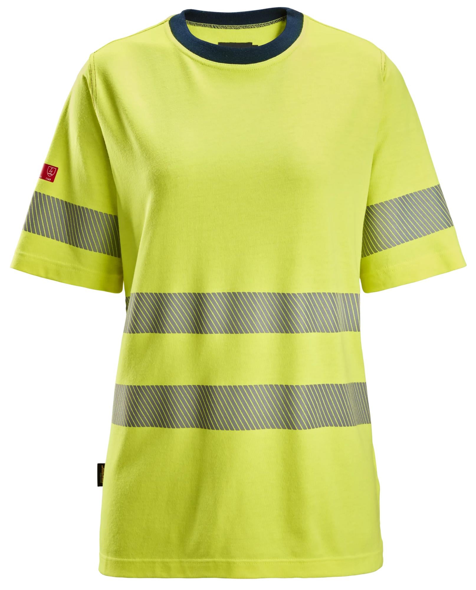 Snickers ProtecWork, Women's Short Sleeve T-Shirt, High-Vis Class 2