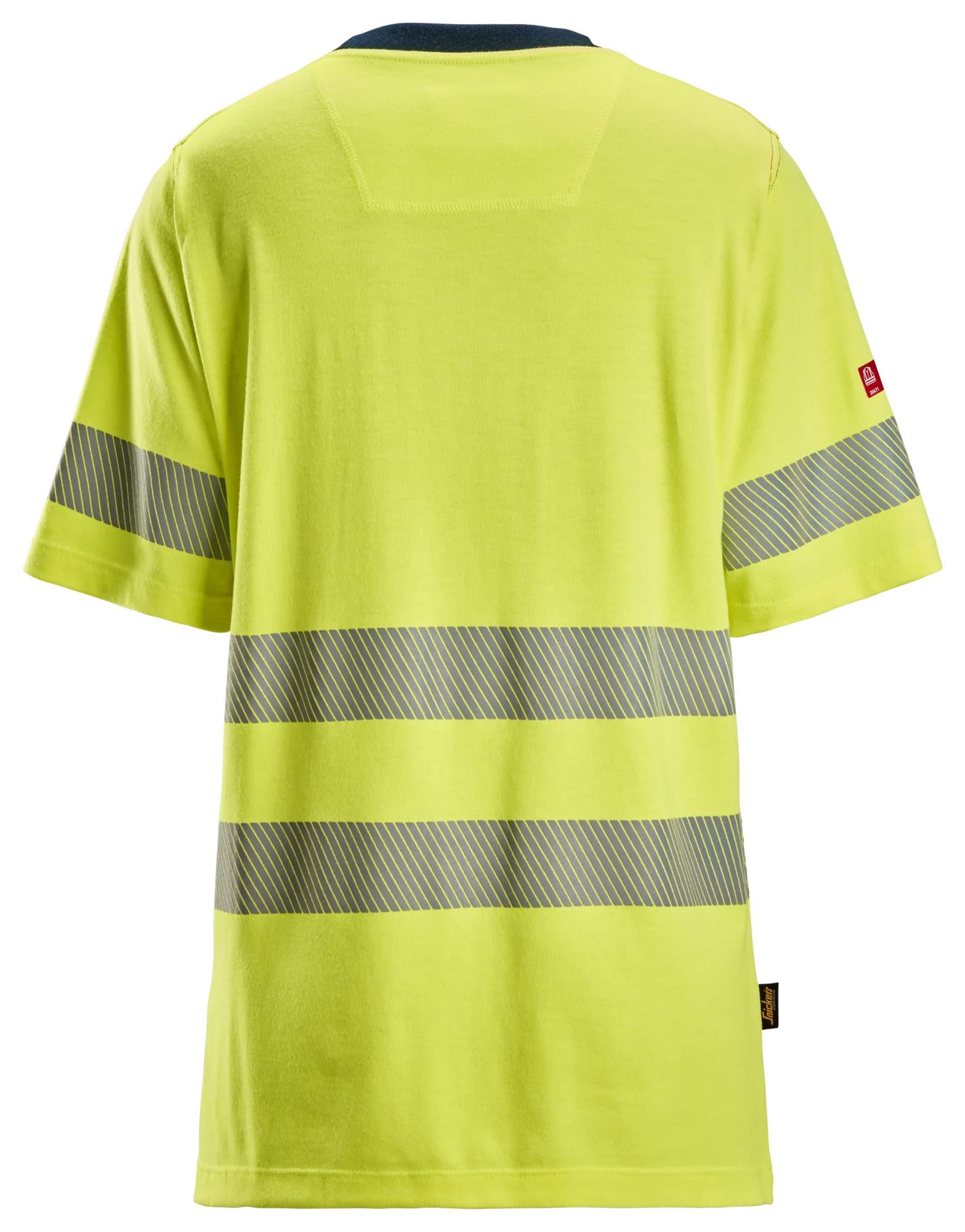 Snickers ProtecWork, Women's Short Sleeve T-Shirt, High-Vis Class 2