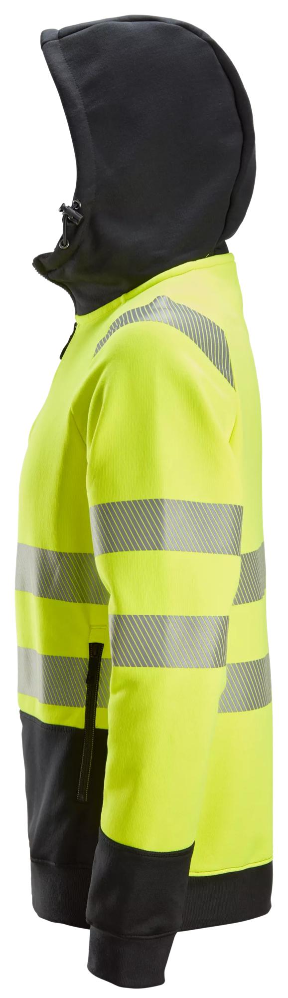 Snickers High-Vis Class 2, Full Zip Hoodie