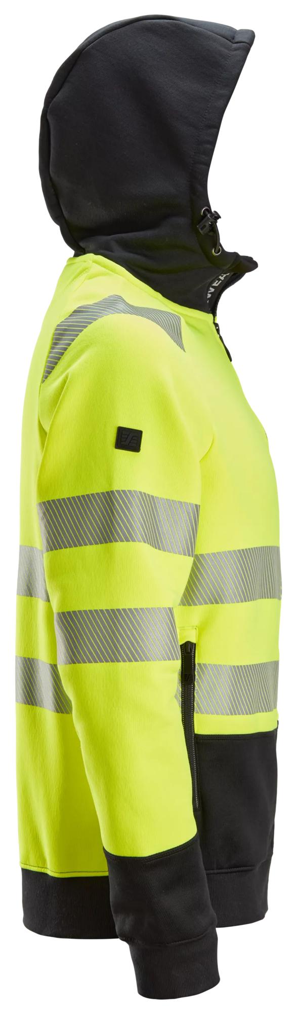 Snickers High-Vis Class 2, Full Zip Hoodie