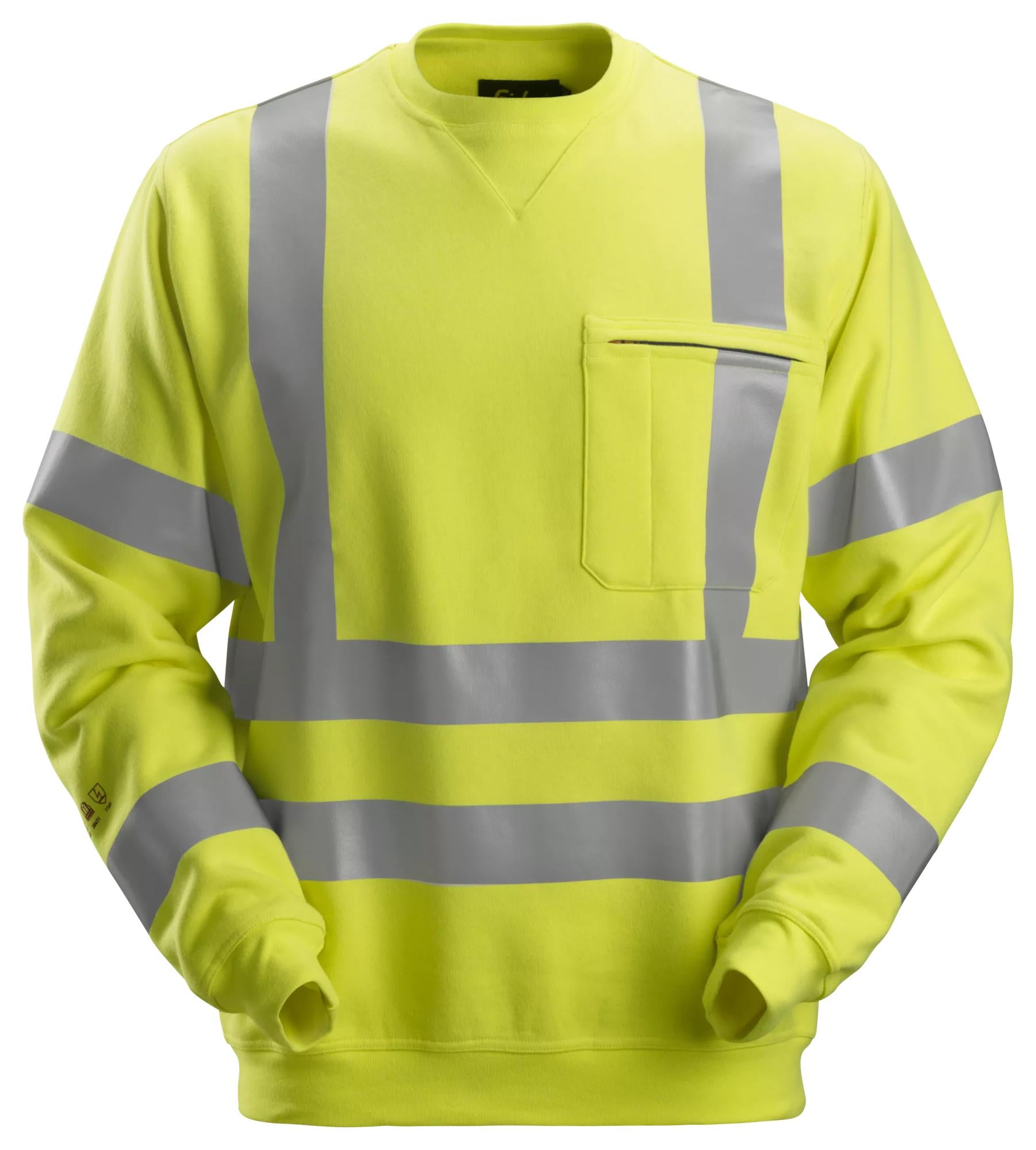 Snickers ProtecWork, Sweatshirt, High-Vis Class 3