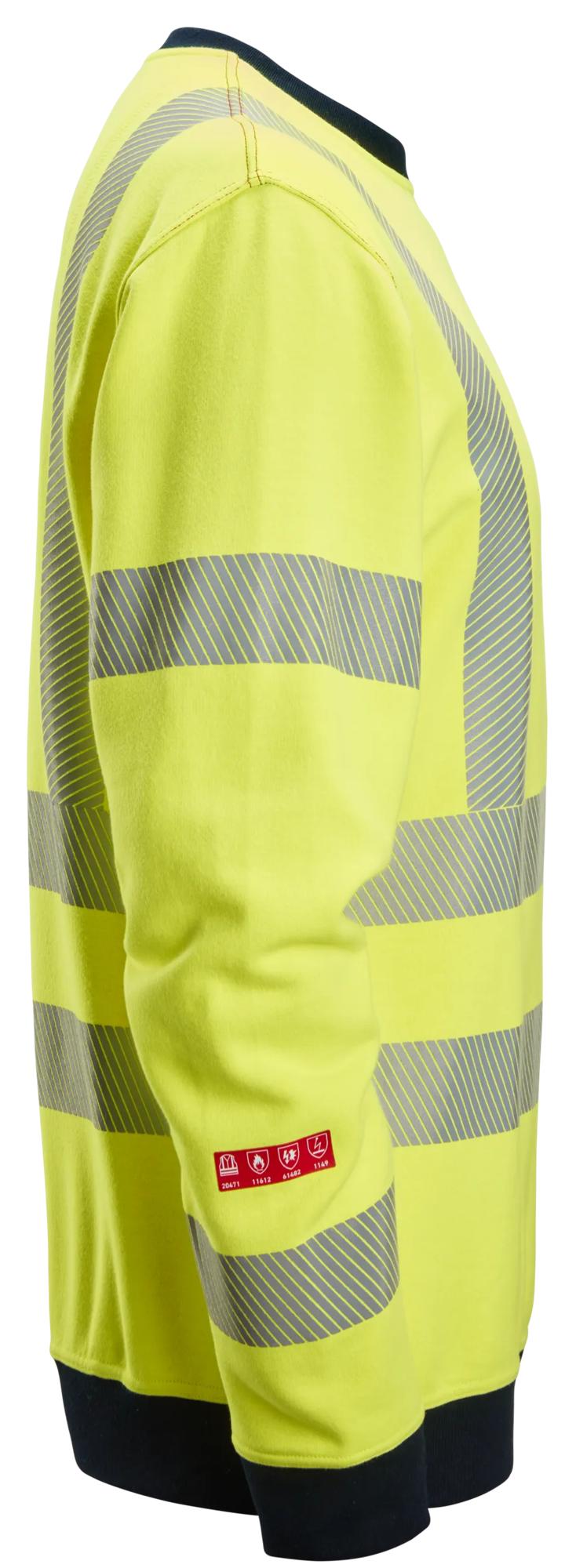 Snickers ProtecWork, Sweatshirt, High-Vis Class 3