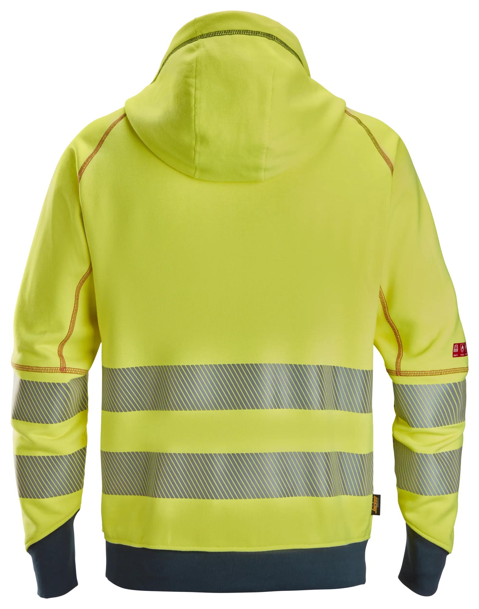 Snickers Arc Full Zip Hoodie, High-Vis Class 3/2