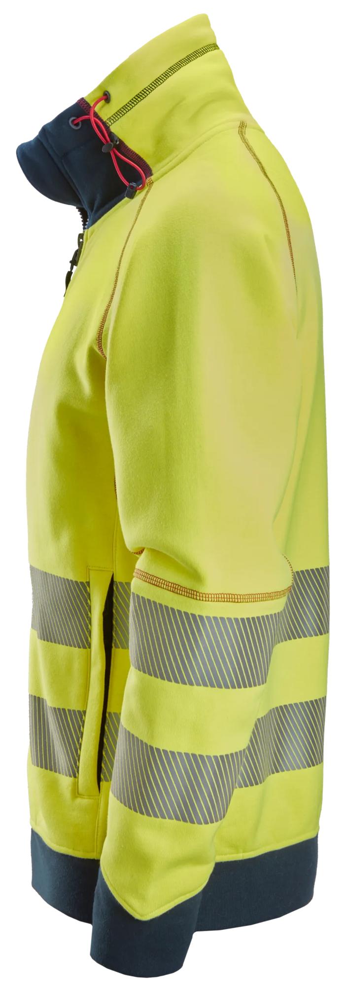 Snickers Arc Full Zip Sweater, High-Vis Class 3