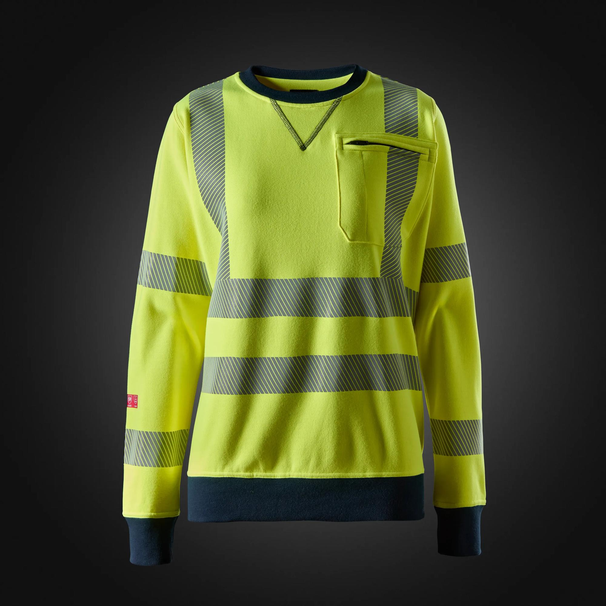 Snickers Protecwork, Women's Sweatshirt, High-Vis Class 3/2