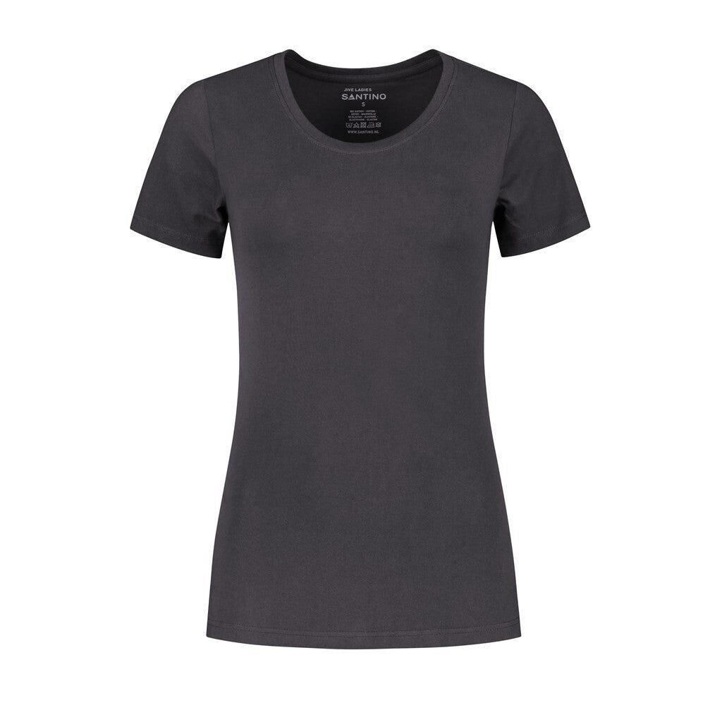 Santino antino T - shirt Jive Ladies C - neck - Graphite - XXL