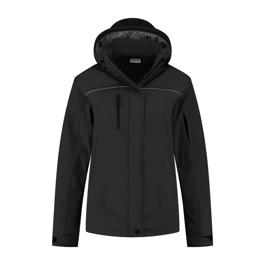 Santino antino Softshell Jacket Stockholm Ladies - Black - XXL
