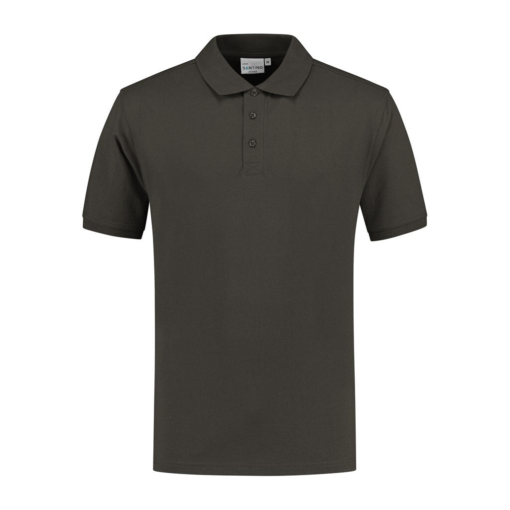 Santino antino Poloshirt Leeds Charcoa - Charcoal - XXL