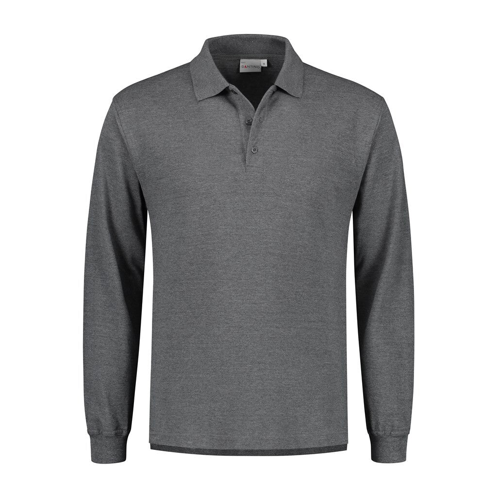 Santino antino Poloshirt Matt - Dark Grey - XXL