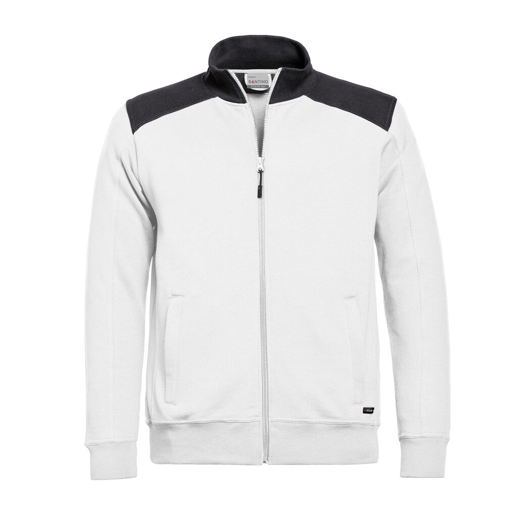 Santino antino Sweatvest Toronto - White / Graphite - XXL