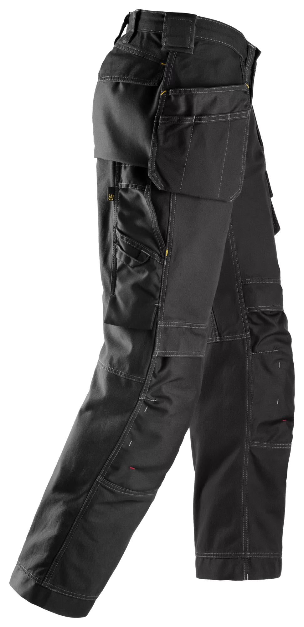Snickers Craftsmen Holster Pockets Trousers, Comfort Cotton