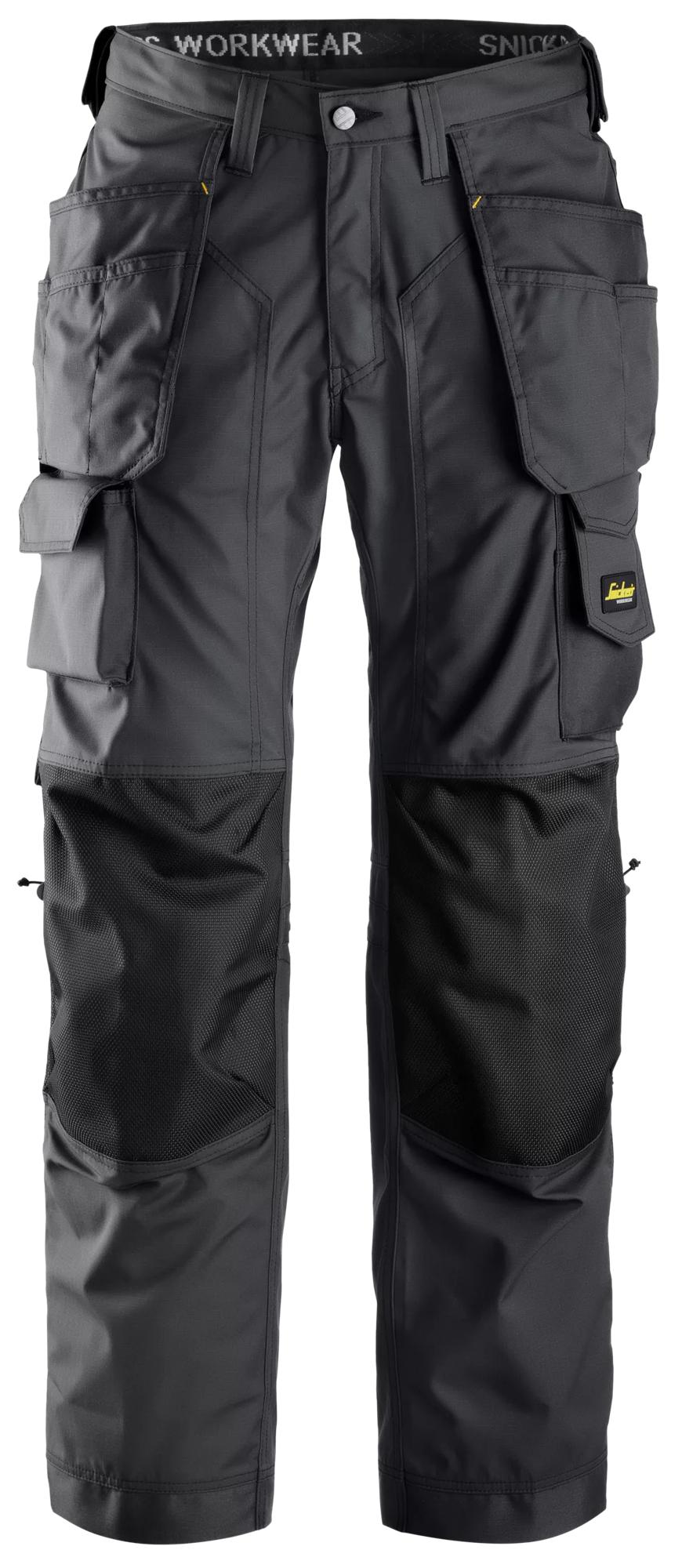 Snickers Floorlayer Holster Pockets Trousers, Rip-Stop