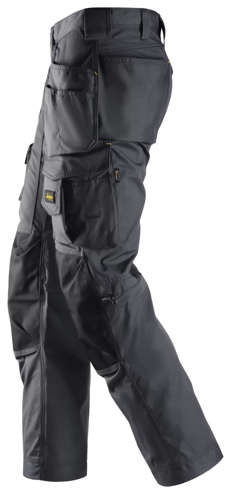 Snickers Floorlayer Holster Pockets Trousers, Rip-Stop