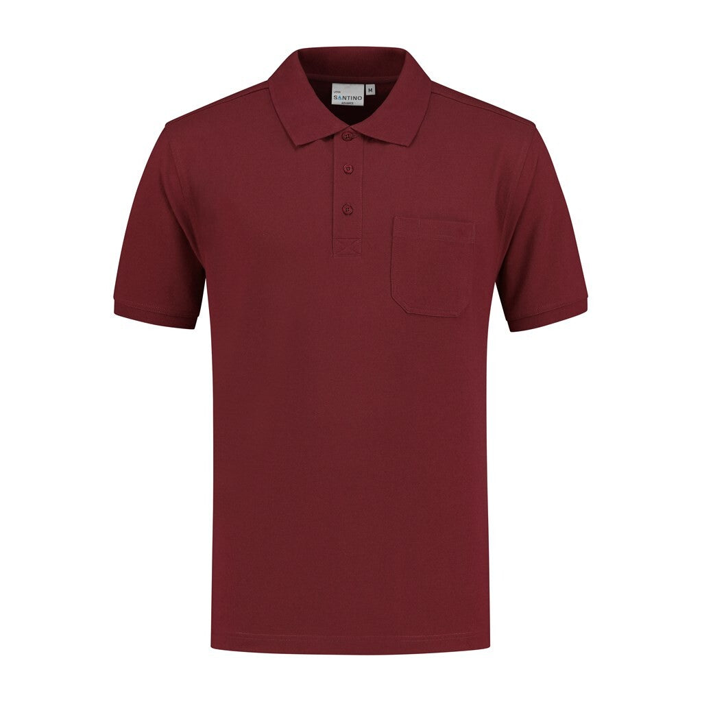 Santino antino Poloshirt Lenn - Burgundy - XXL