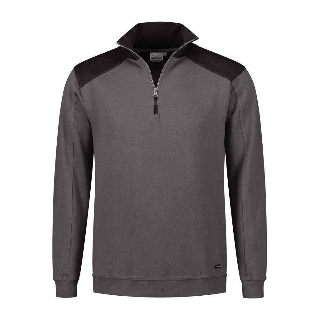Santino antino Zipsweater Tokyo - Graphite / Black - XXL