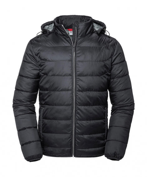 Russell Athletic Men's Hooded Nano Jacket