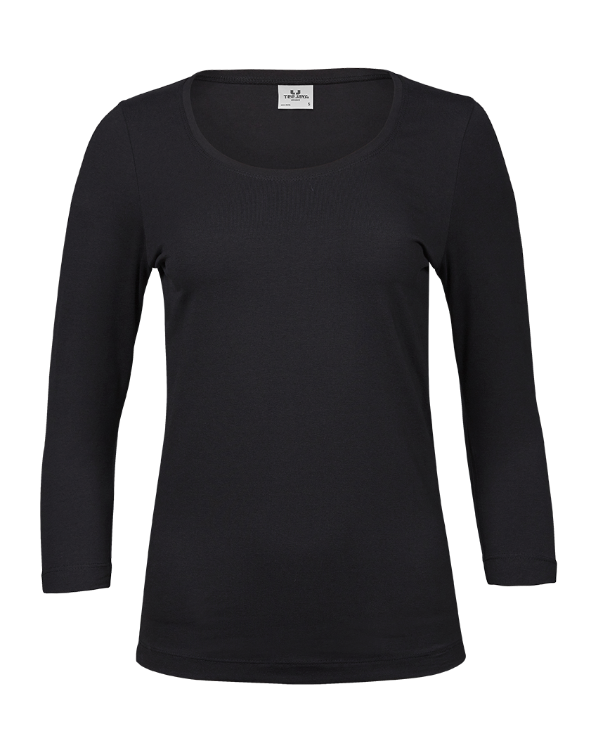 Teejays Women's Stretch 3/4 Sleeve Tee