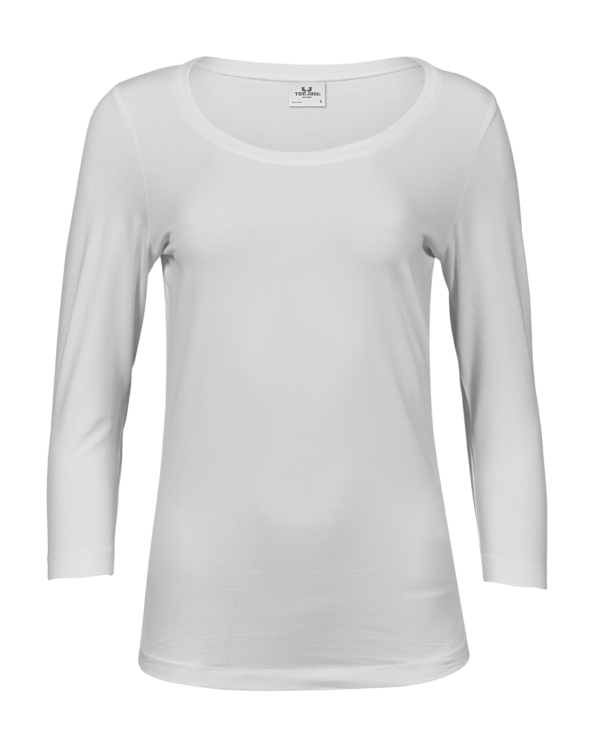 Teejays Women's Stretch 3/4 Sleeve Tee