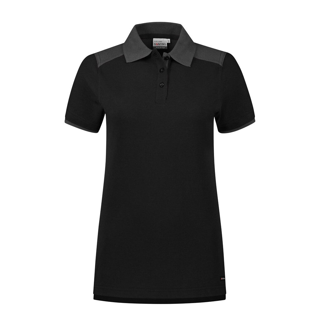 Santino antino Poloshirt Tivoli Ladies - Black / Graphite - XXL