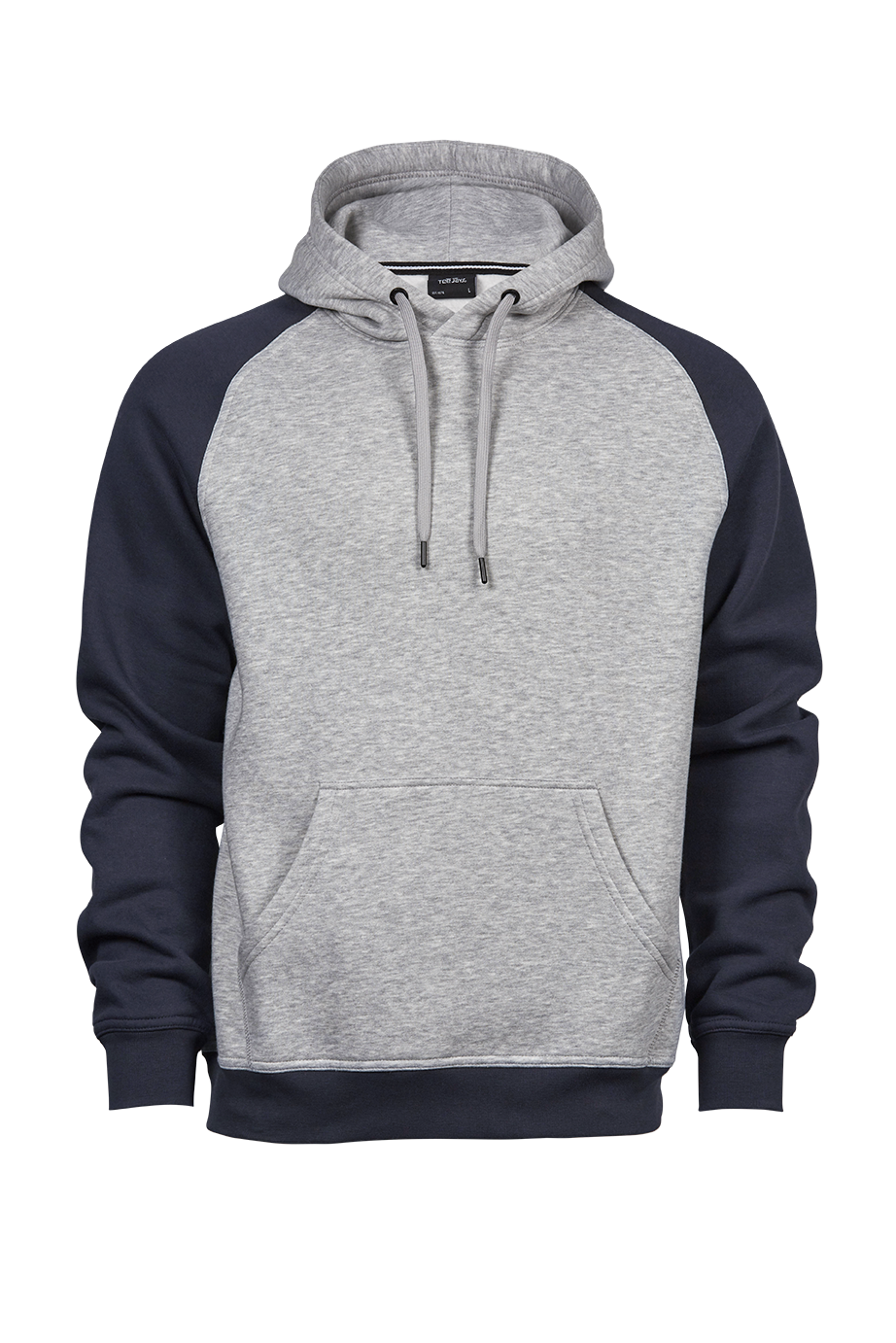 Teejays Two-Tone Hooded Sweatshirt