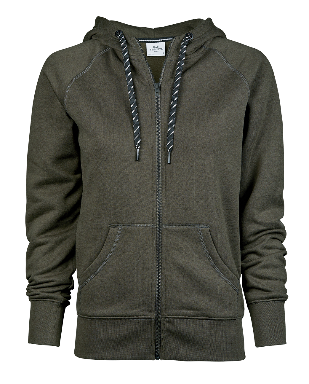 Teejays Women's Fashion Full Zip Hood