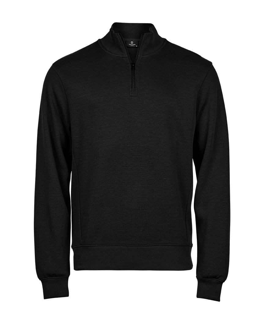 Teejays Ribbed Interlock Half Zip