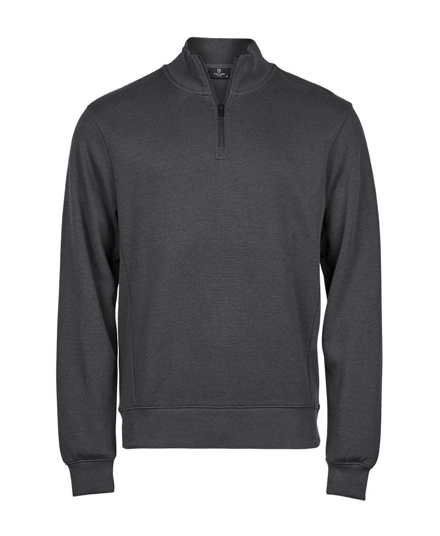 Teejays Ribbed Interlock Half Zip